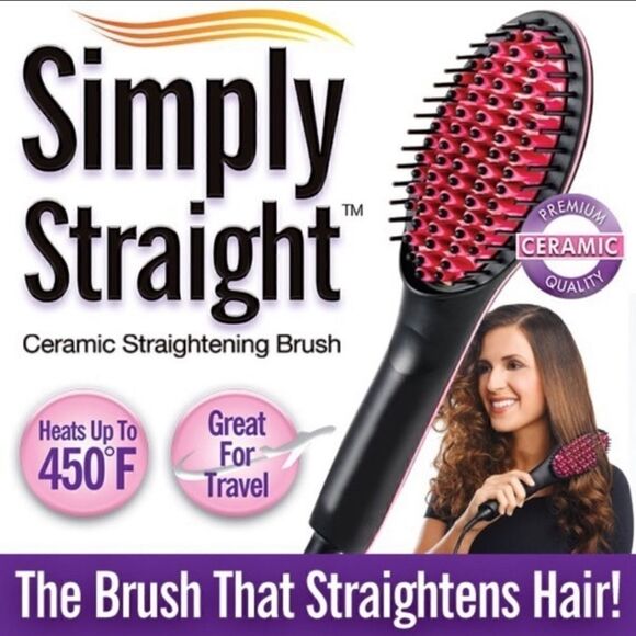 Simply straight hair straightener.  LCD temperature screen. - Picture 1 of 3